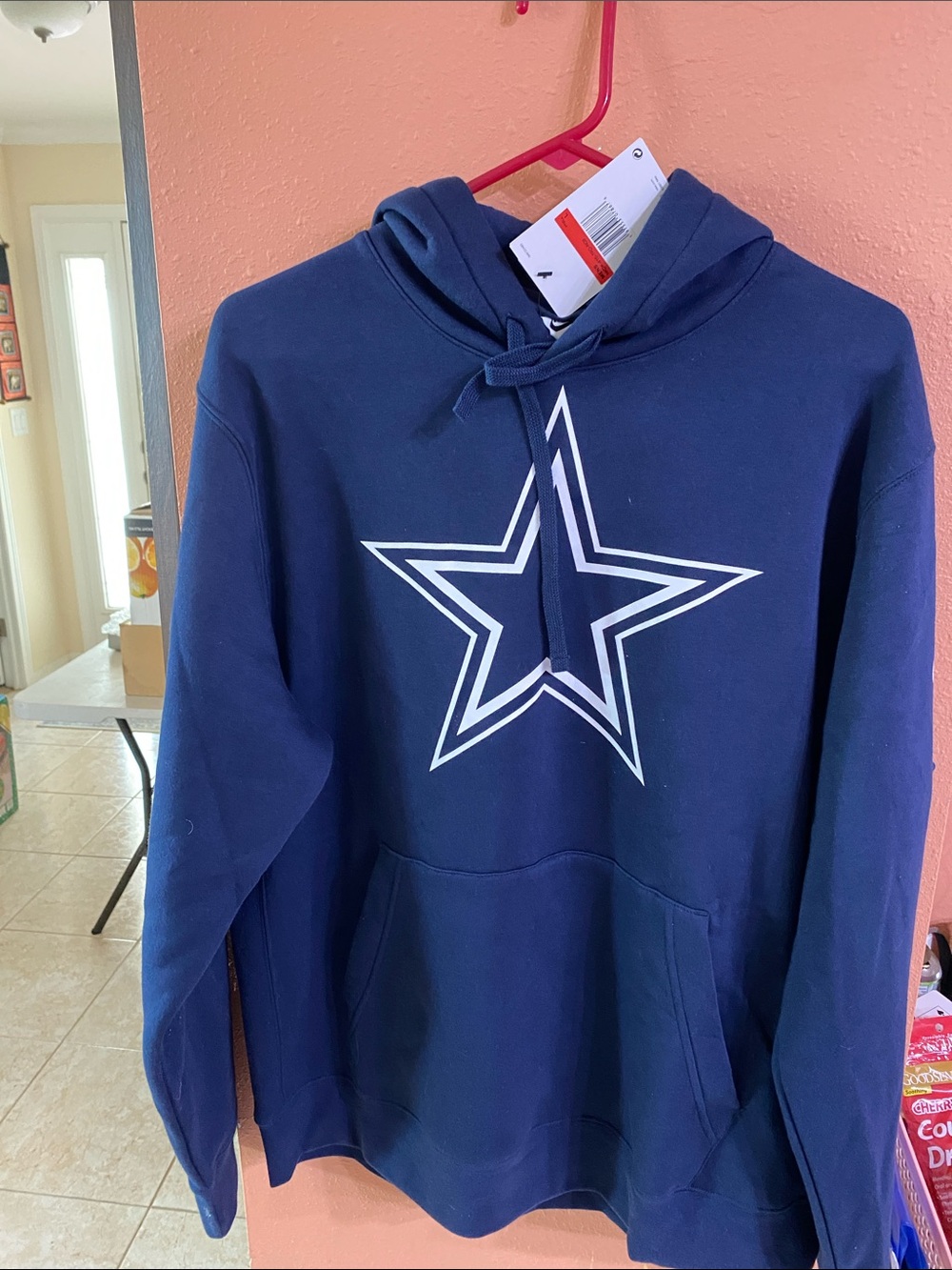 Dallas Cowboys Hoodie. Size Large Brand New